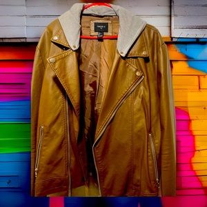 Men’s Faux Leather Jacket (Large) F21